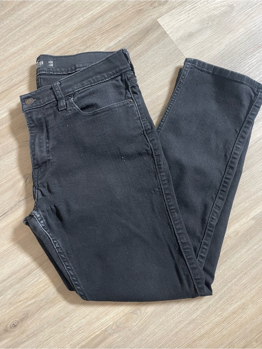 Hollister Men's Black Skinny Jeans - Size 32x30